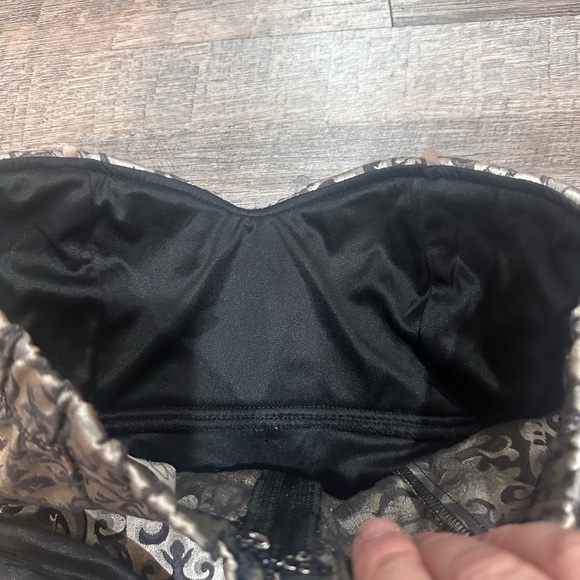 Speechless gray/black strapless party dress size 3 - Picture 8 of 12